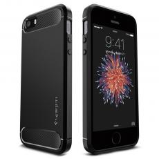 Spigen - SPIGEN Rugged Armour iPhone 5S / Se Svart