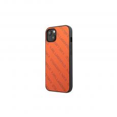 KARL LAGERFELD - iPhone 13 Karl Lagerfeld Skal - Orange med Logo