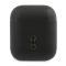 BMW - BMW kta lder Silver Logo Skal AirPods - Svart