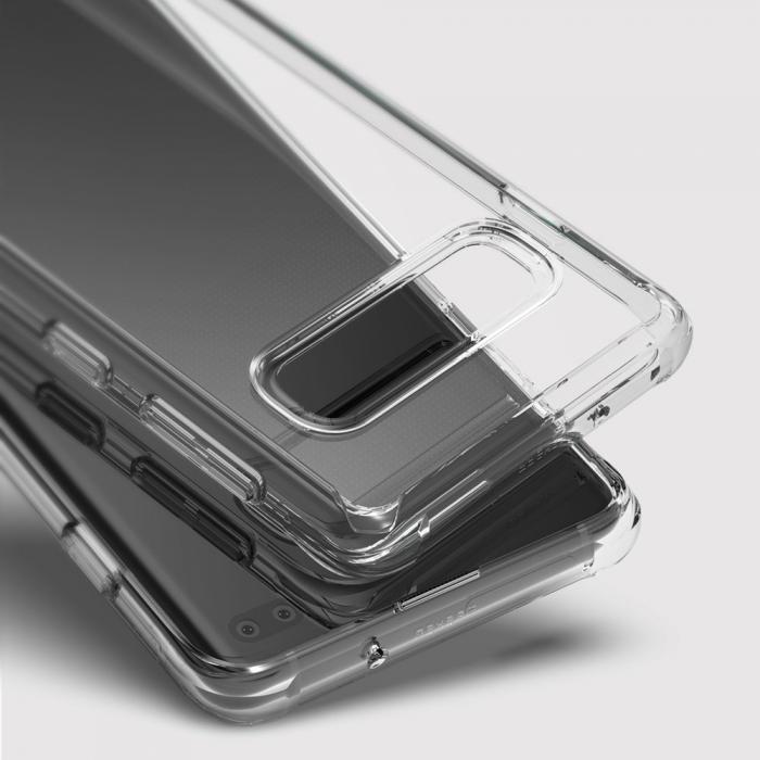 UTGATT4 - Ringke Fusion Shock Absorption Skal till Samsung Galaxy S10 Plus - Clear