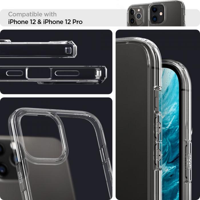 Spigen - SPIGEN Ultra Hybrid iPhone 12 & 12 Pro - Crystal Clear
