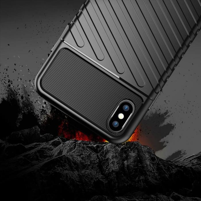 UTGATT5 - Thunder Case skal iPhone XS Max Svart