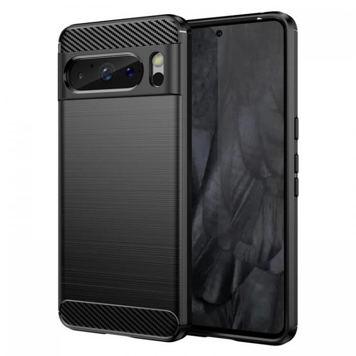 A-One Brand - Google Pixel 8 Mobilskal Carbon Fiber - Svart