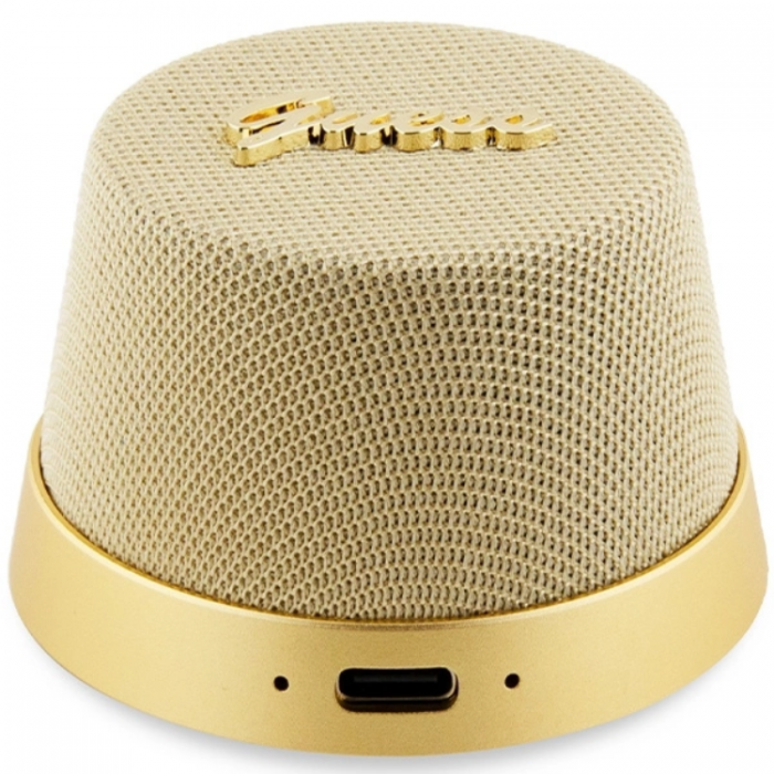 Guess - Guess Bluetooth Hgtalare Magnetic Script Metal - Guld