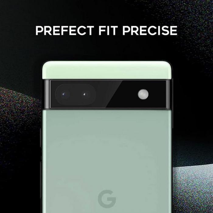 A-One Brand - [1-Pack] Google Pixel 6a Hrdat Glas Skrmskydd Kameralinsskydd - Clear