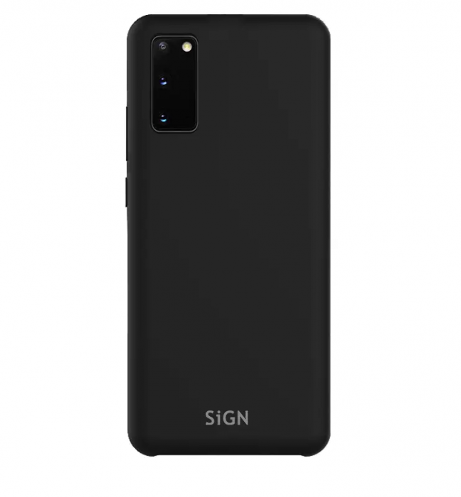 SiGN - SiGN Galaxy S20 Skal Liquid Silicone - Svart