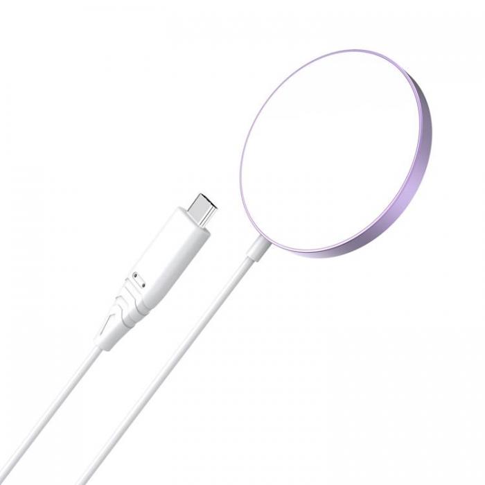 Choetech - Chotech Magnetic Trdls Laddare Magsafe - Rosa
