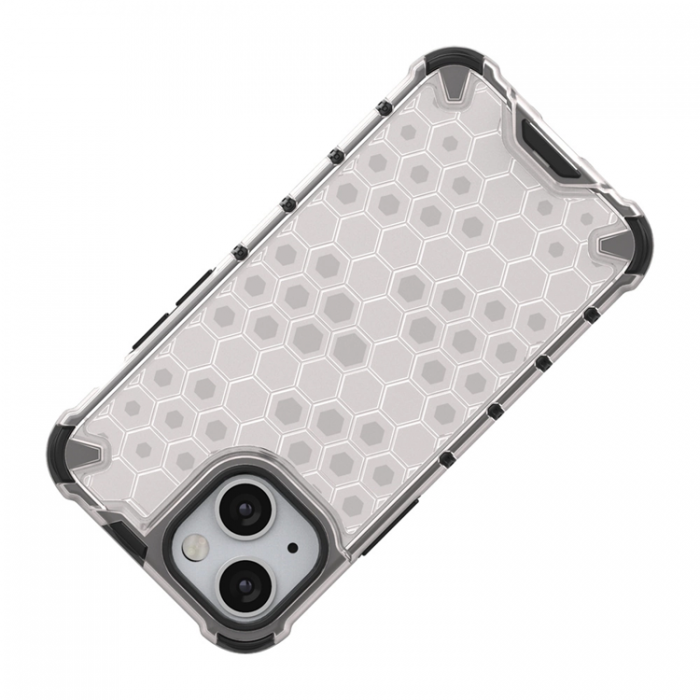 A-One Brand - iPhone 13 mini Mobilskal Honeycomb Armor - Vit