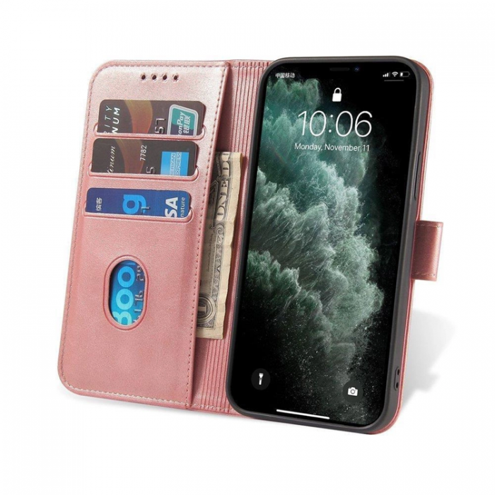 A-One Brand - Xiaomi Poco X4 NFC 5G Plnboksfodral Magnet - Rosa