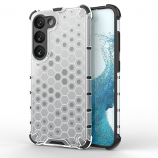 A-One Brand - Galaxy S23 Plus Skal Honeycomb Armored Hybrid - Transparent
