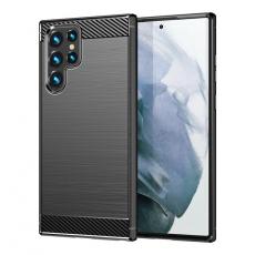 OEM - Carbon Flexible Skal Samsung Galaxy S22 Ultra - Svart