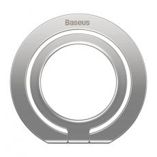 BASEUS - Baseus Halo Magnetisk Ringhållare Telefonställ - Silver