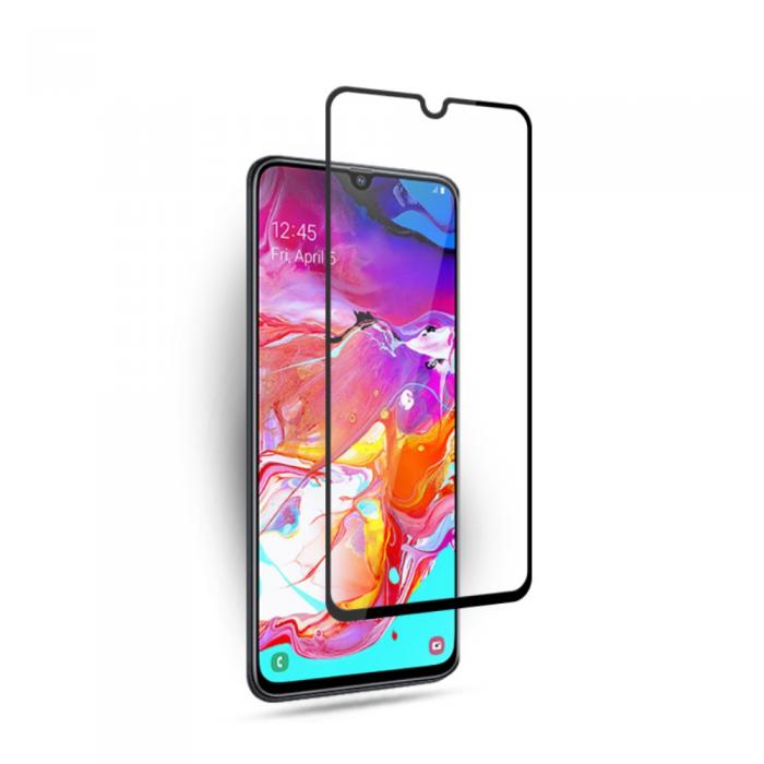 Mocolo - Mocolo Hrdat Glas Skrmskydd till Samsung Galaxy A70 - Svart