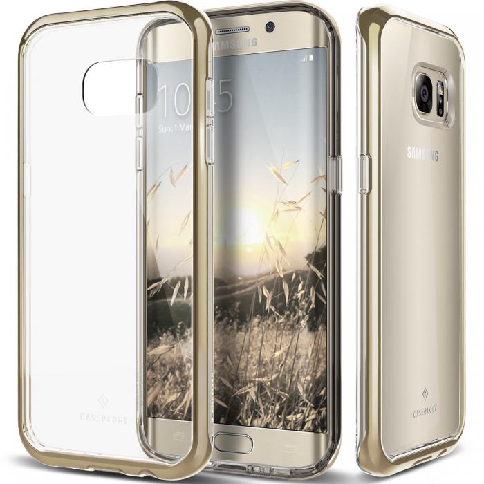 UTGATT5 - Caseology Skyfall Series Skal till Samsung Galaxy S7 Edge - Guld