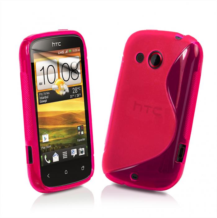 UTGATT4 - FlexiCase Skal till HTC Desire C A320e - (Rosa)