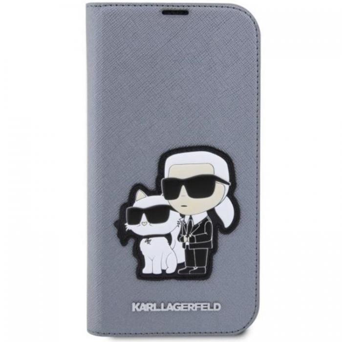 KARL LAGERFELD - Karl Lagerfeld iPhone 14 Pro Plnboksfodral Saffiano Karl
