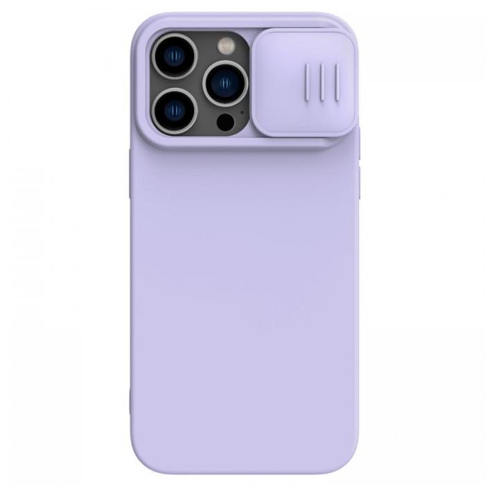 UTGATT1 - Nillkin iPhone 14 Pro Max Skal CamShield Silky Silicone - Lila