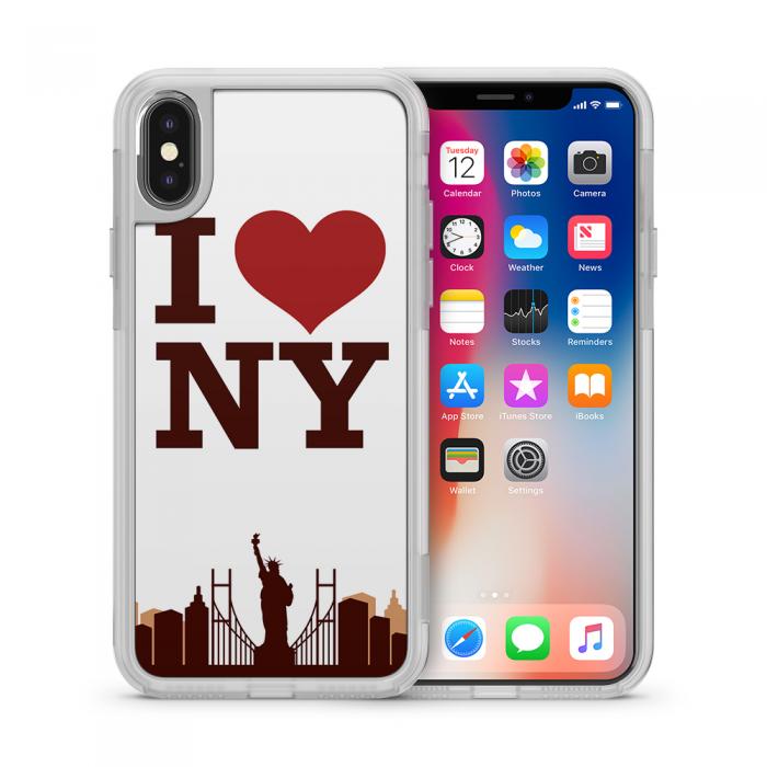 UTGATT5 - Fashion mobilskal till Apple iPhone X - I love New York