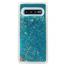 CoveredGear - Glitter Skal till Samsung Galaxy S10 - Blå