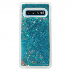 Boom of Sweden - Glitter Skal till Samsung Galaxy S10 Plus - Blå