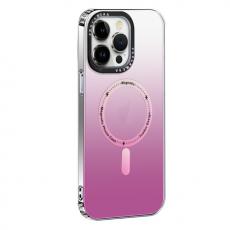 A-One Brand - iPhone 13 Pro Mobilskal Magsafe Gradient - Rosa