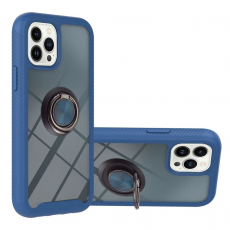 YB - YB iPhone 15 Pro Max Mobilskal Ringhållare PC - Blå