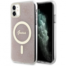 Guess - Guess iPhone 11 Mobilskal MagSafe 4G - Rosa