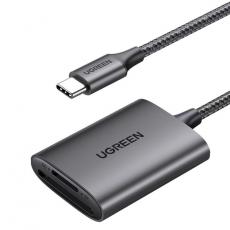 Ugreen - Ugreen Kortläsare USB-C SD/TF - Grå