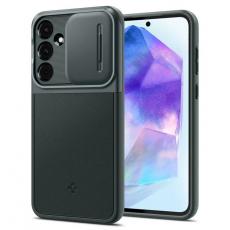 Spigen - Spigen Galaxy A55 5G Mobilskal Optik Armor - Abyss Grön