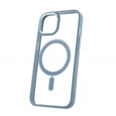 TelForceOne - Satin Clear Mag fodral iPhone 13 Pro blått - Slitstarkt Skydd