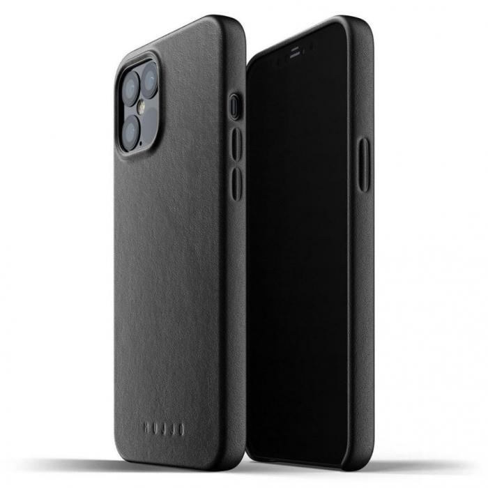 UTGATT1 - Mujjo Full Leather Case till iPhone 12 Pro Max - Svart