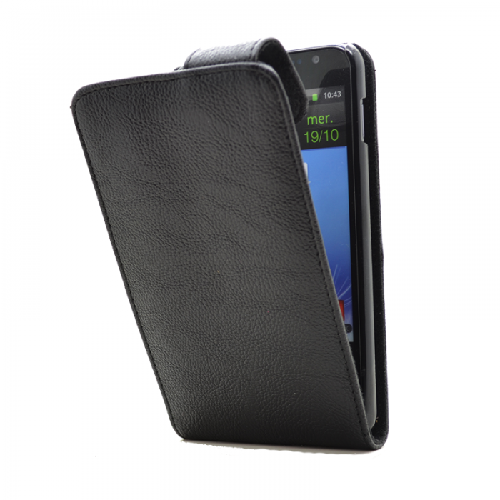 UTGATT4 - Flip mobilvska till Samsung Galaxy Note (Svart)