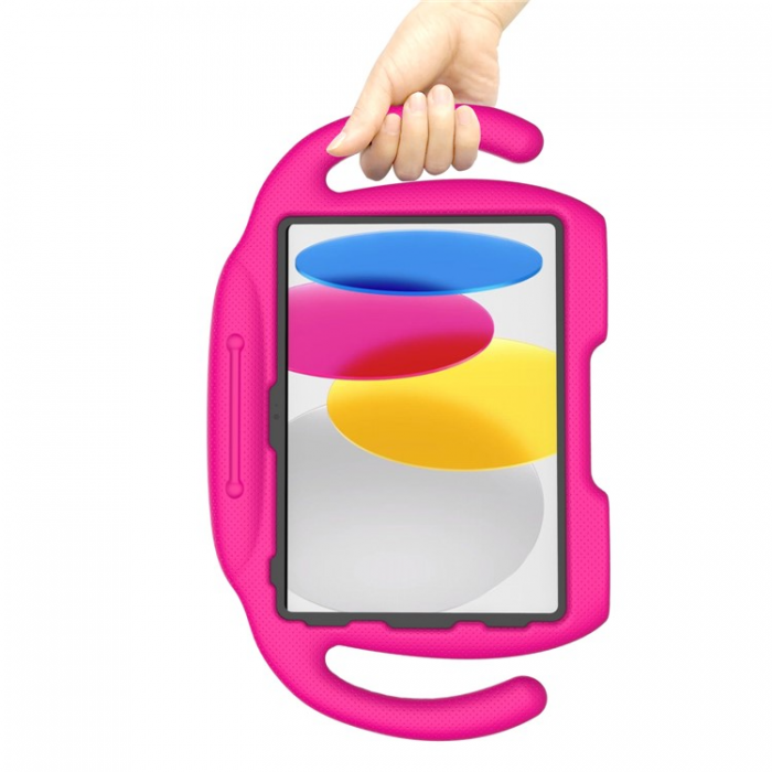 A-One Brand - iPad 10.9 (2022) Skal EVA Kickstand Handle - Rosa