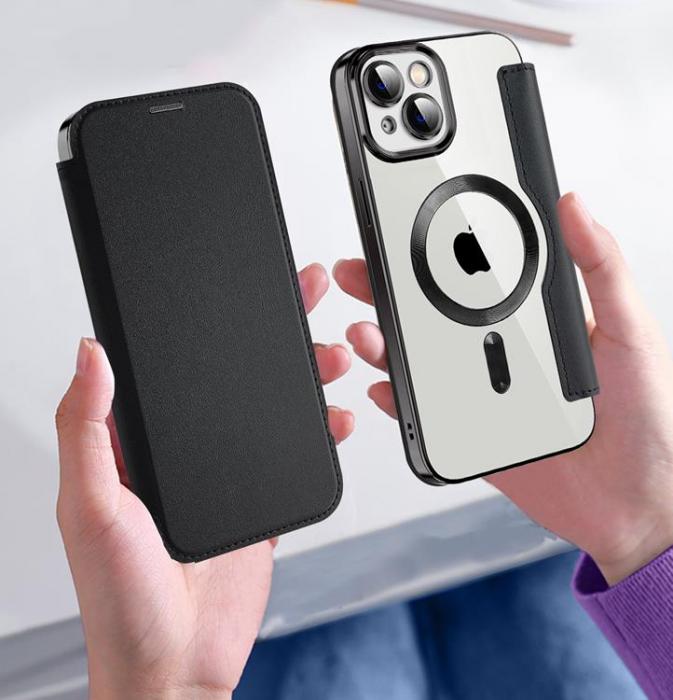 A-One Brand - iPhone 14 Plus Magsafe Plnboksfodral RFID Flip - Grn