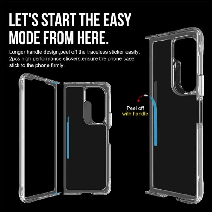 A-One Brand - Galaxy Z Fold 5 Mobilskal Anti-drop - Transparent