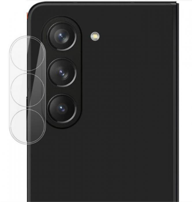 A-One Brand - [1-PACK] Galaxy Z Flold 5 Kameralinsskydd i Hrdat glas - Clear