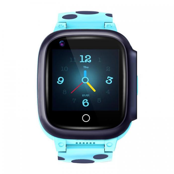 A-One Brand - Smartwatch Fr Barn GPS Klocka Vattentt 4G - Bl