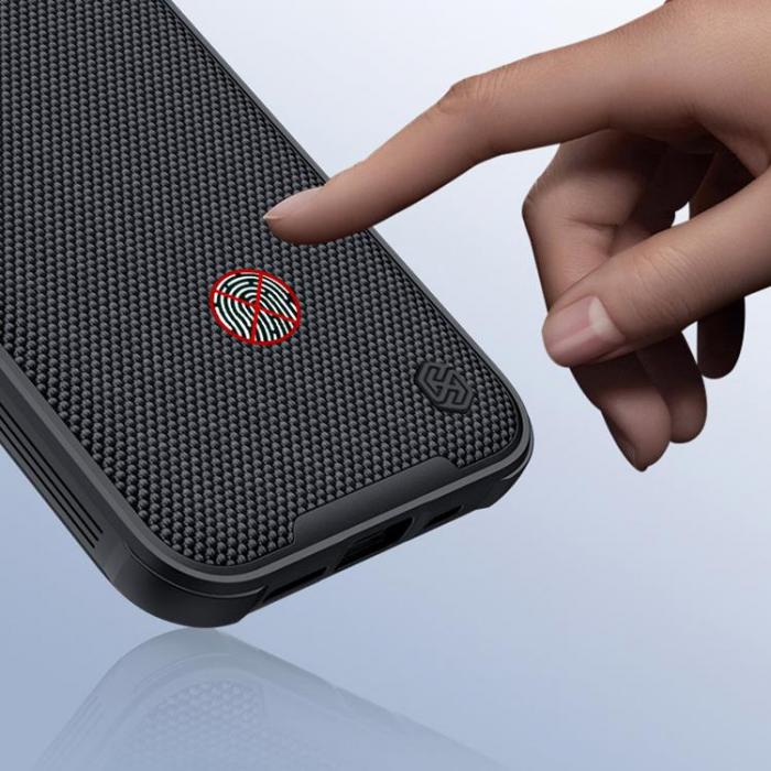 UTGATT1 - Nillkin Texture Pro Magnetic Magsafe Skal iPhone 13 Pro - Svart