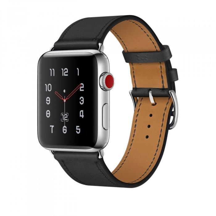 UTGATT5 - Tech-Protect Herms Apple Watch 1/2/3/4/5 (42 / 44Mm) Svart
