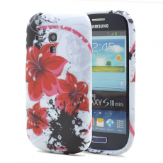A-One Brand - FlexiCase Skal till Samsung Galaxy S3 Mini i8190 - (Red Scarlet)