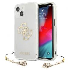 Guess - Guess Skal iPhone 13 mini Gold Charms Collection - Transparent