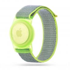 Tech-Protect - Tech-Protect Apple Airtag Armband Nylon - Lime