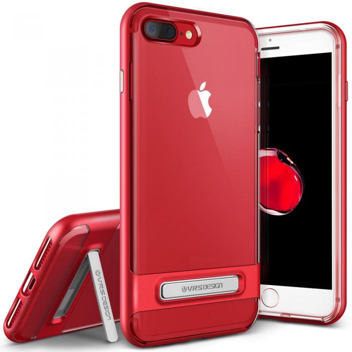 UTGATT4 - Verus Crystal Bumper Skal till Apple iPhone 7 Plus - Rd