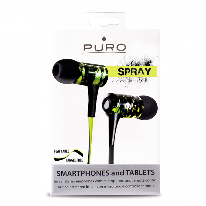 UTGATT5 - Puro Spray In-Ear Hrlurar - Lime