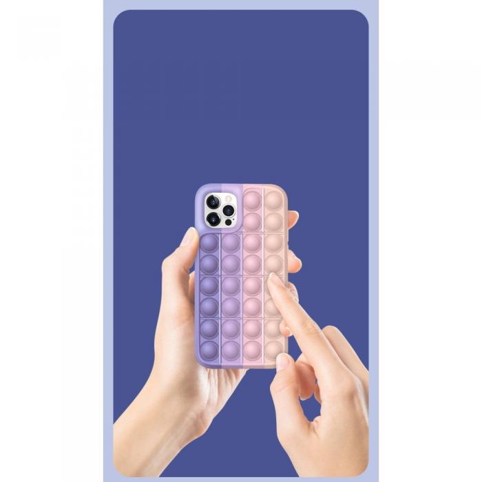UTGATT4 - Pop it Fidget Multicolor Skal iPhone 7/8/SE 2020 - Mrk Grn