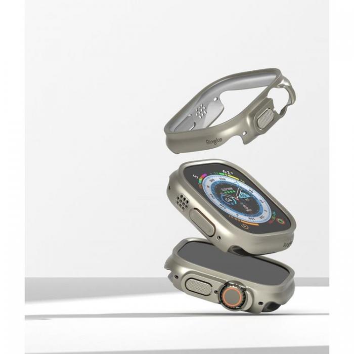 Ringke - [2-Pack] Ringke Apple Watch Ultra (49mm) Skal Slim - Clear/Gr