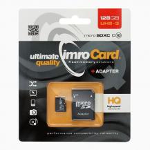 Imro - Imro Minneskort MicroSD 128GB Med Adapter UHS 3
