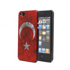 A-One Brand - Turkiets flaggaBaksideskal till Apple iPhone 5/5S/SE