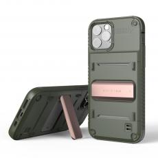 VERUS - VRS DESIGN Damda QuickStand Skal iPhone 12 & 12 Pro - Green Bronze