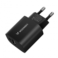 Wozinsky - Wozinsky USB-A USB-C 20W Väggladdare - Svart